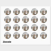 Sticker Rond La recherche (Feuille)