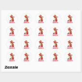 STICKER ROND LA REINE DES COEURS (Feuille)