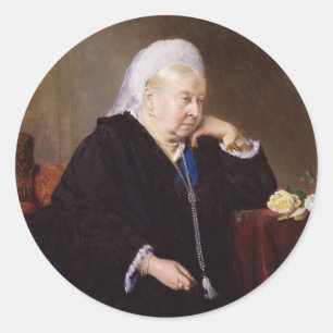 Sticker Rond La Reine Victoria par Heinrich von Angeli