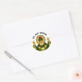 Sticker Rond La Saint-Patrick (Enveloppe)