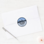 Sticker Rond La Sal Mountains Utah Camping (Enveloppe)