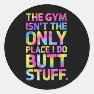Sticker Rond La Salle De Fitness N'Est Pas Seulement Place Je N