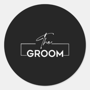 Sticker Rond La salle I Do Crew Bachelor Wedding Party Matchin