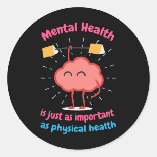 Sticker Rond La Santé N'Est Que Motivation Physique De La Santé