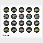STICKER ROND LA SCIENCE COMPTE (Feuille)