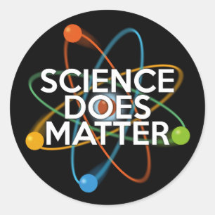 STICKER ROND LA SCIENCE EST IMPORTANTE