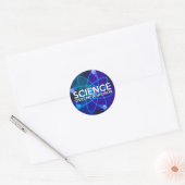 STICKER ROND LA SCIENCE ME DONNE UN HADRON (Enveloppe)