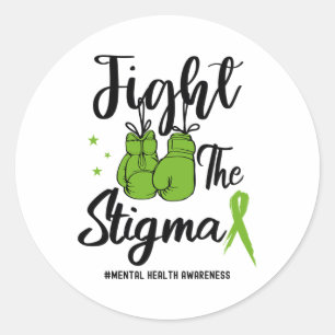 Sticker Rond La sensibilisation à la stigmatisation de la santé