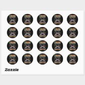 Sticker Rond La Seule Façon D'Apprendre Le Code Est De Code Inf (Feuille)