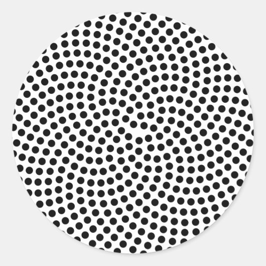 Sticker Rond La spirale de Fermat (Devant)
