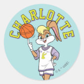 Sticker Rond La spirale de Lola (Devant)