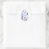 Sticker Rond La synapse et l'impulsion nerveuse impression de t (Sac)