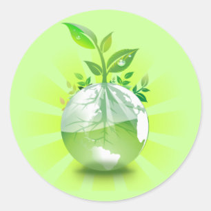 Sticker Rond La Terre vivante