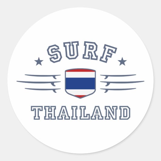 Sticker Rond La Thaïlande (Devant)