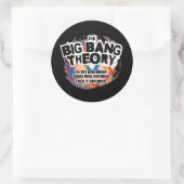 Sticker Rond La théorie du Big Bang (Sac)