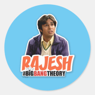 Sticker Rond La théorie du Big Bang Rajesh