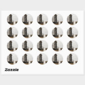 Sticker Rond La tour (Feuille)