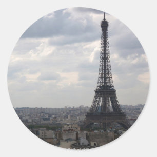 Sticker Rond La Tour Eiffel