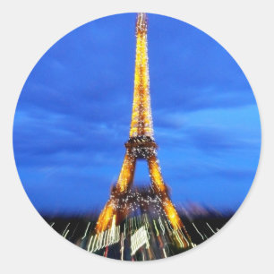 Sticker Rond La Tour Eiffel de Paris