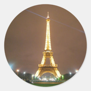 Sticker Rond La Tour Eiffel, Tour Eiffel - Paris, France