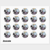 Sticker Rond La trompette d'ange (Feuille)