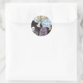 Sticker Rond La trompette d'ange (Sac)