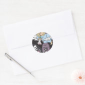 Sticker Rond La trompette d'ange (Enveloppe)
