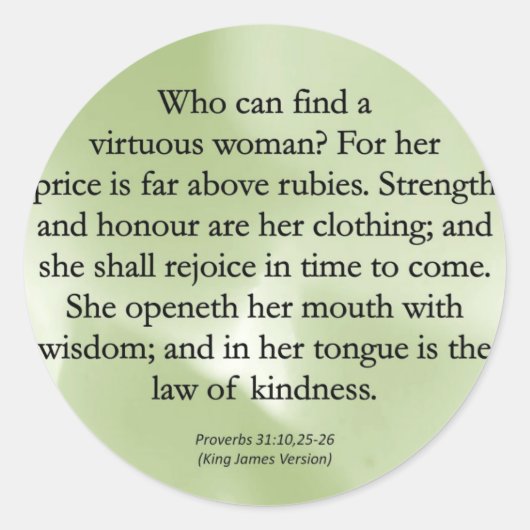 Sticker Rond La valeur de la mère ne peut pas être mesurée (Pro (Devant)