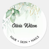 Sticker Rond La verdure (Devant)