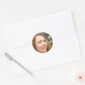 Sticker Rond La vie est belle (Enveloppe)