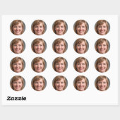 Sticker Rond La vie est belle (Feuille)