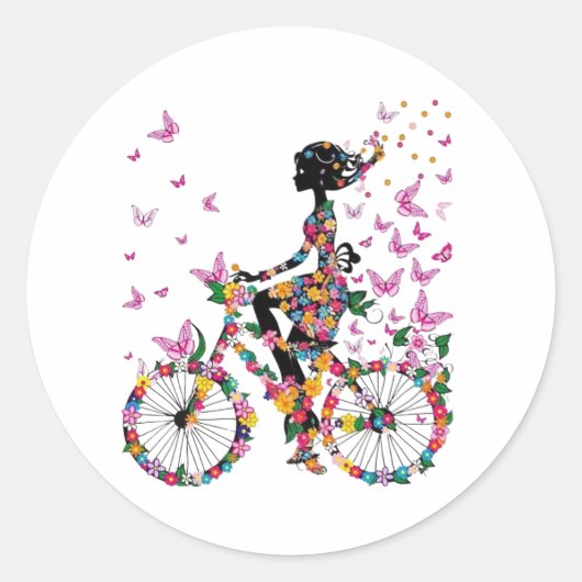 Sticker Rond la vie est belle (Devant)