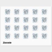Sticker Rond La vie est comme les maths (Feuille)
