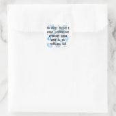 Sticker Rond La vie est comme les maths (Sac)