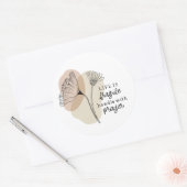 Sticker Rond La vie est fragile Handle avec Dessous de verre de (Enveloppe)