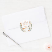 Sticker Rond La vie est meilleure avec Boho Vibes - Boho (Enveloppe)