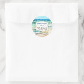 Sticker Rond La Vie Est Tout Simplement Meilleure À L'Autocolla (Sac)