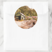 STICKER ROND LA VIEILLE MINE D'OR (Sac)