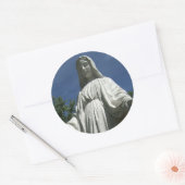 Sticker Rond La Vierge Marie (Enveloppe)