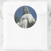 Sticker Rond La Vierge Marie (Sac)
