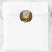 Sticker Rond La Villa Malte, Rome par Lord Frederic Leighton (Sac)
