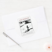 Sticker Rond LA water pump (Enveloppe)