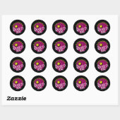 Sticker Rond La zone d'exclusion aérienne (Feuille)