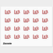 STICKER ROND LAB FLASK LOGO MT - TECHNOLOGUE MÉDICALE (Feuille)