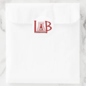 STICKER ROND LAB FLASK LOGO MT - TECHNOLOGUE MÉDICALE (Sac)