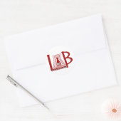 STICKER ROND LAB FLASK LOGO MT - TECHNOLOGUE MÉDICALE (Enveloppe)