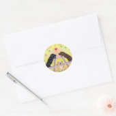 Sticker Rond Lab Romance Valentine (Enveloppe)