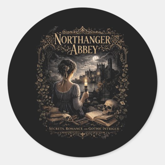 Sticker Rond L'Abbaye de Northanger (Devant)