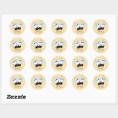 Sticker Rond L'abeille fantôme (Feuille)