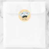 Sticker Rond L'abeille fantôme (Sac)